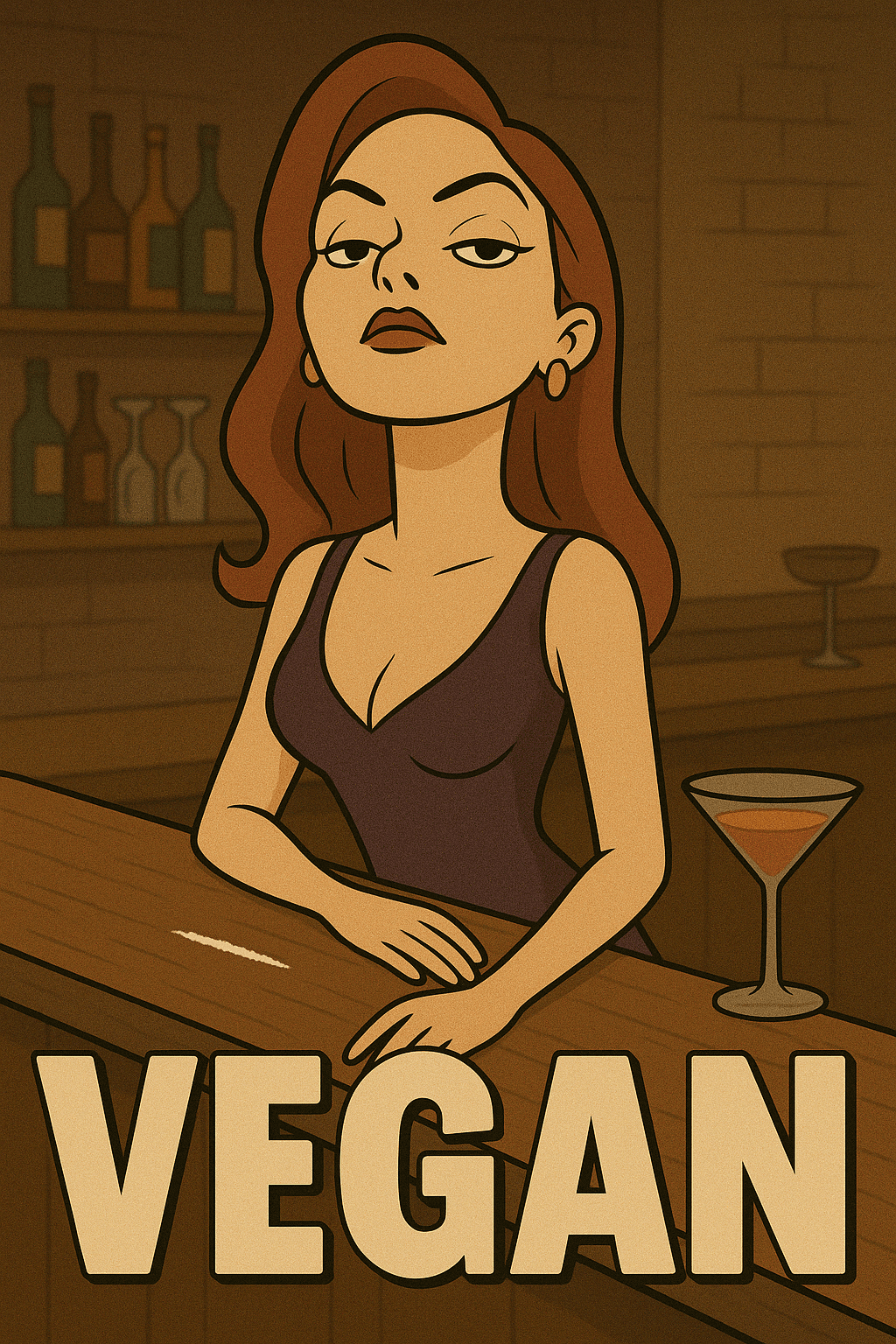 La Vegan Sticker