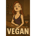 La Vegan Sticker