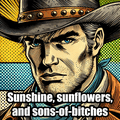 Cowboy Sticker