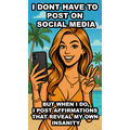 Social Media Insanity Sticker